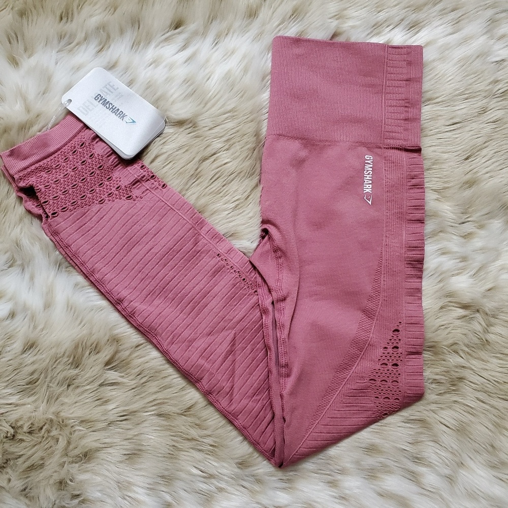 Gymshark Energy + Seamless Leggings - Dusty Pink
